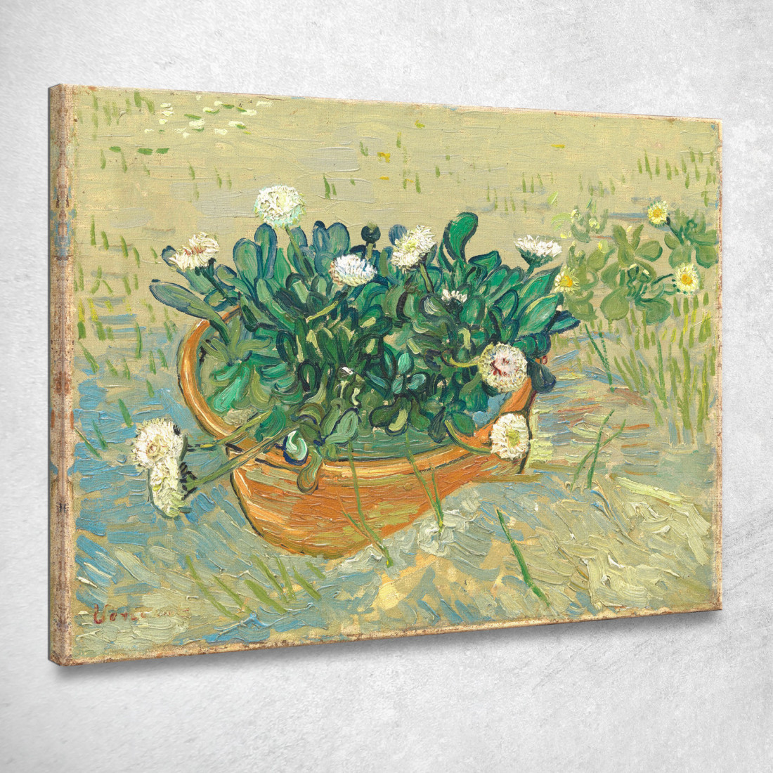 Margherite Di Arles Vincent van Gogh vvg110 quadro stampato su tela