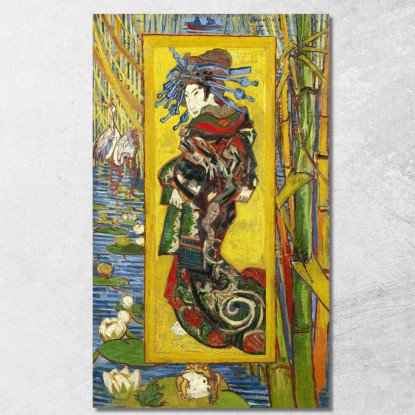 Cortigiana Dopo Eisen Vincent van Gogh vvg119 quadro stampato su tela