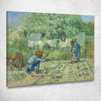 Primi Passi Dopo Millet Vincent van Gogh vvg126 quadro stampato su tela