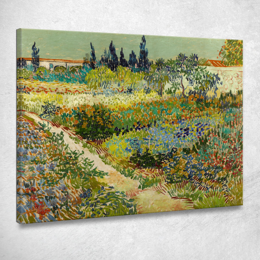 Giardino Ad Arles Vincent van Gogh vvg130 quadro stampato su tela