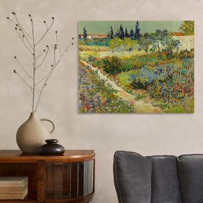 Giardino Ad Arles Vincent van Gogh vvg130 quadro stampato su tela