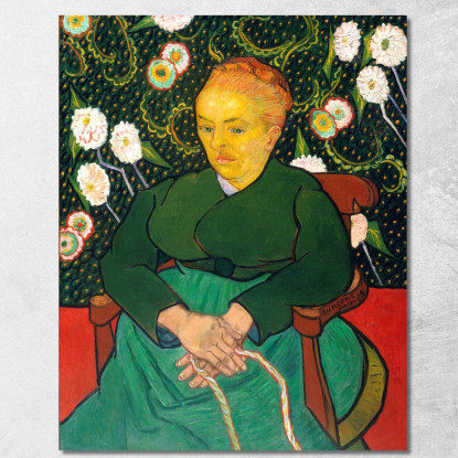 La Berceuse Donna Che Dondola Una Culla Vincent van Gogh vvg142 quadro stampato su tela