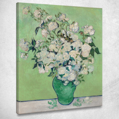 Un Vaso Di Rose Vincent van Gogh vvg159 quadro stampato su tela