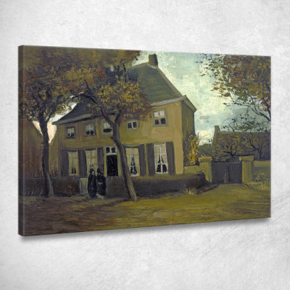 La Canonica Di Nuenen Vincent van Gogh vvg177 quadro stampato su tela