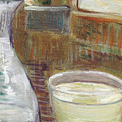 Tavolino Da Caffè Con Assenzio Vincent van Gogh vvg201 quadro stampato su tela
