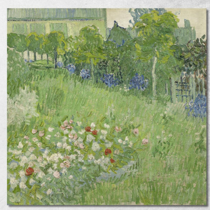 Il Giardino Di Daubigny Vincent van Gogh vvg204 quadro stampato su tela