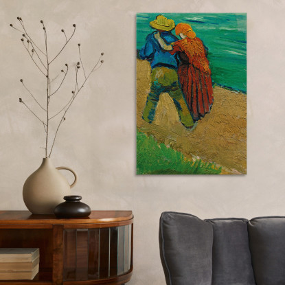 Egloga In Provenza Una Coppia Di Innamorati Vincent van Gogh vvg205 quadro stampato su tela