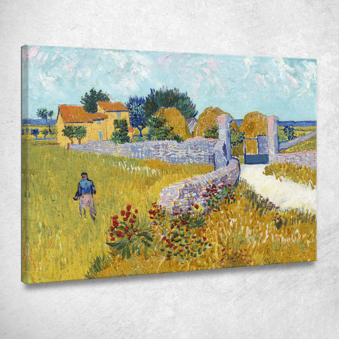 Fattoria In Provenza Vincent van Gogh vvg212 quadro stampato su tela