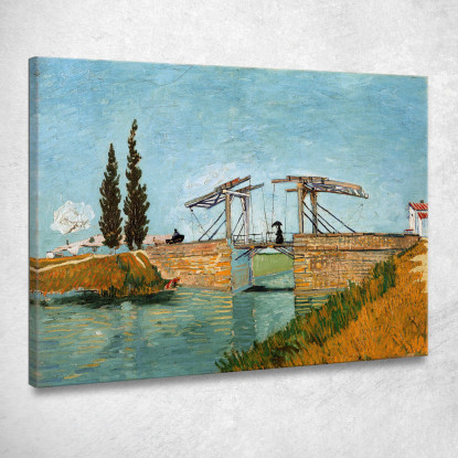 Ponte Langlois Ad Arles Vincent van Gogh vvg236 quadro stampato su tela