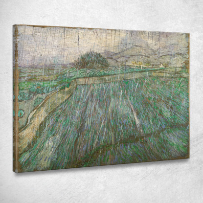 Piovere Vincent van Gogh vvg267 quadro stampato su tela