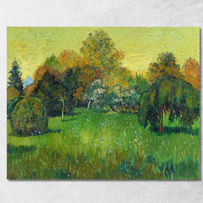 Il Giardino Del Poeta Vincent van Gogh vvg291 quadro stampato su tela