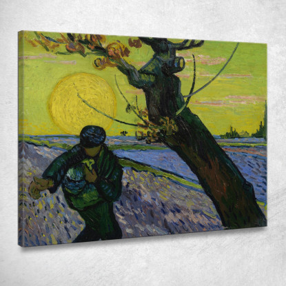 Il Seminatore Vincent van Gogh vvg295 quadro stampato su tela