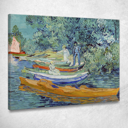 Banca Dell'Oise Ad Auvers 1890 Vincent van Gogh vvg315 quadro stampato su tela