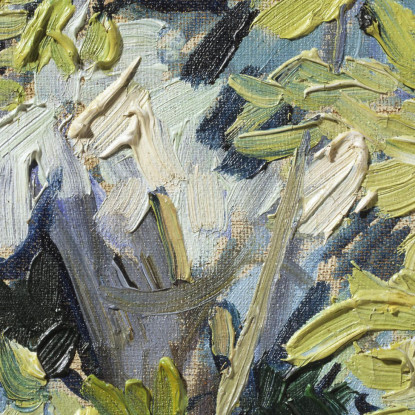 Rami Di Acacia In Fiore Vincent van Gogh vvg317 quadro stampato su tela