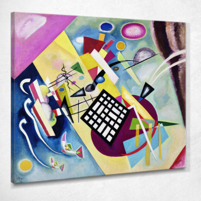 Griglia Nera Wassily Kandinsky wk20 quadro stampato su tela