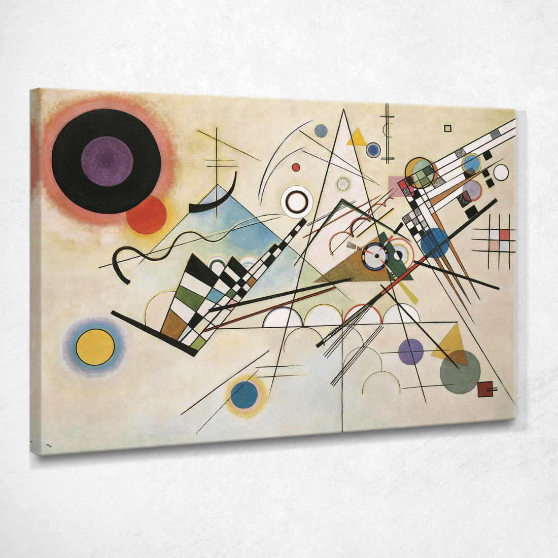 Composizioneviii Wassily Kandinsky wk38 quadro stampato su tela