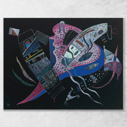 Concentrati Wassily Kandinsky wk39 quadro stampato su tela