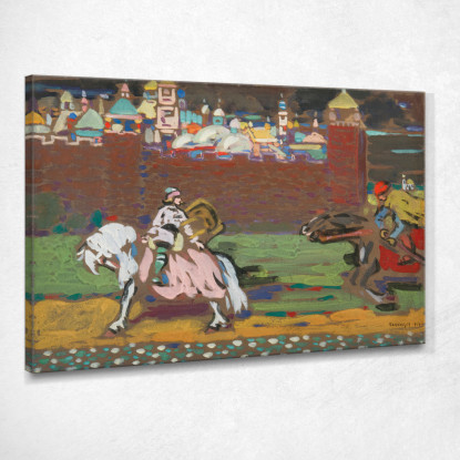 Crociati Wassily Kandinsky wk41 quadro stampato su tela