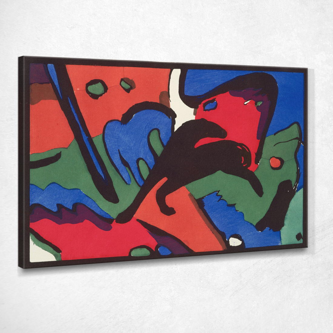 Il Cavaliere Blu Il Cavaliere Blu Wassily Kandinsky wk44 quadro stampato su tela