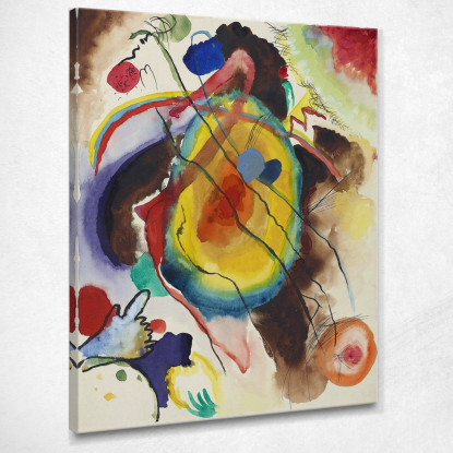 Progetto Per Un Murale Per Edwin R. Campbell Wassily Kandinsky wk60 quadro stampato su tela