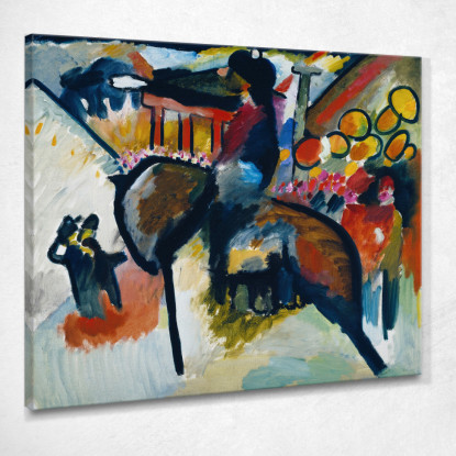 Stampa Iv Gendarme Wassily Kandinsky wk80 quadro stampato su tela