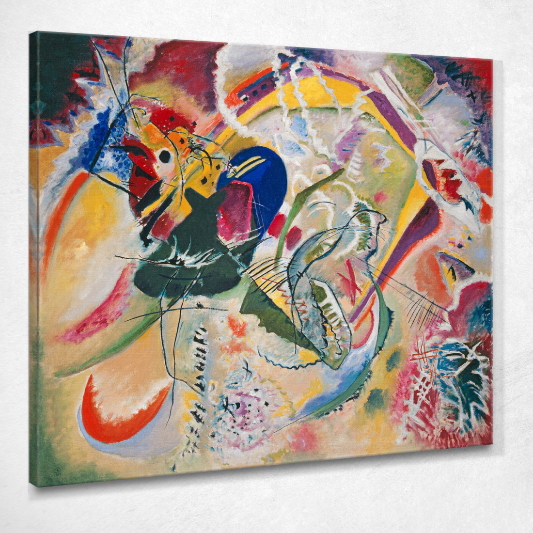 Improvvisazione 35 1914 Wassily Kandinsky wk90 quadro stampato su tela