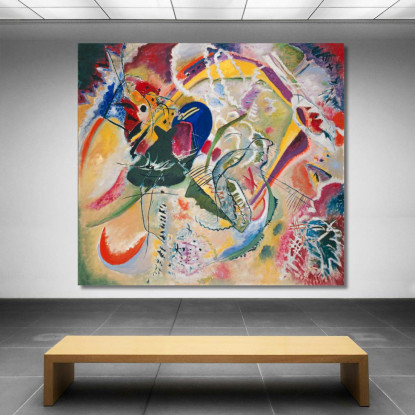 Improvvisazione 35 1914 Wassily Kandinsky wk90 quadro stampato su tela