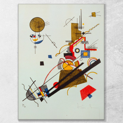 Ascensione Gioiosa 1923 Wassily Kandinsky wk102 quadro stampato su tela