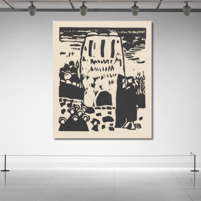 Suona Pl.22 Wassily Kandinsky wk137 quadro stampato su tela