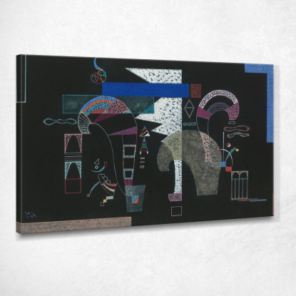 La Forma Bianca 2 Wassily Kandinsky wk143 quadro stampato su tela