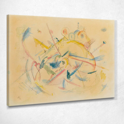 Senza Titolo Senza Titolo Wassily Kandinsky wk173 quadro stampato su tela