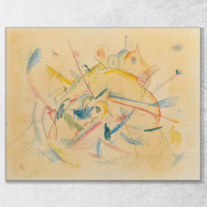 Senza Titolo Senza Titolo Wassily Kandinsky wk173 quadro stampato su tela