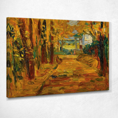 Parco Di St. Cloud Fall I Wassily Kandinsky wk186 quadro stampato su tela