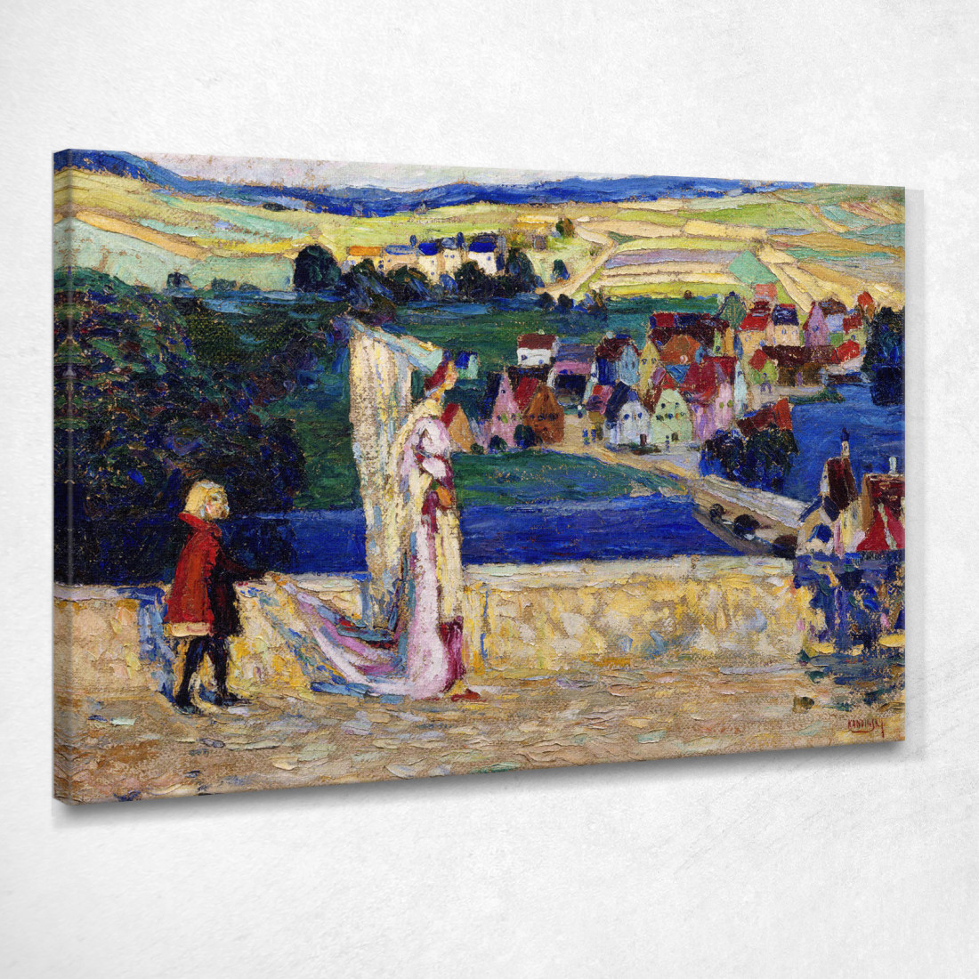 Schizzo Della Passeggiata Wassily Kandinsky wk193 quadro stampato su tela