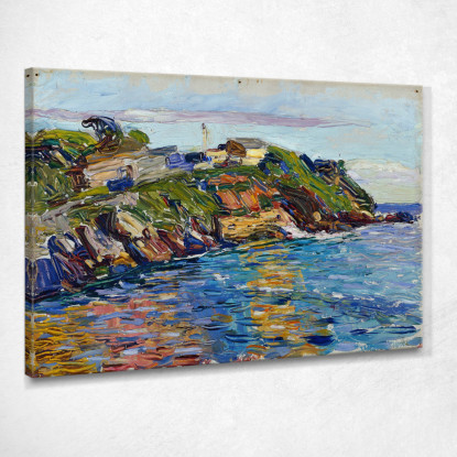 Rapallo Bucht Wassily Kandinsky wk197 quadro stampato su tela