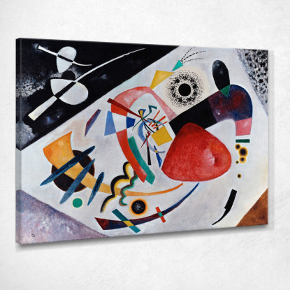 Macchia Rossa Ii Wassily Kandinsky wk199 quadro stampato su tela