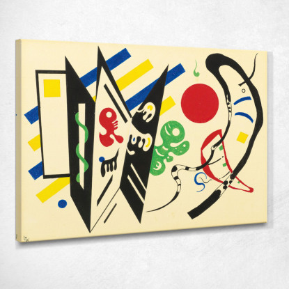 Reciproco Wassily Kandinsky wk201 quadro stampato su tela