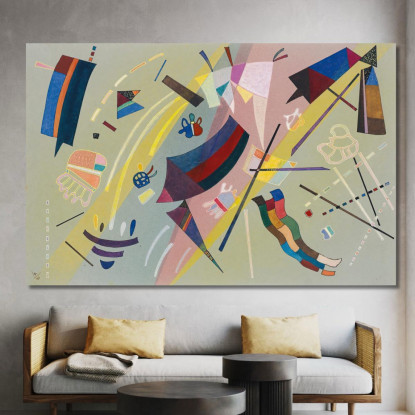 Senza Titolo Wassily Kandinsky wk204 quadro stampato su tela