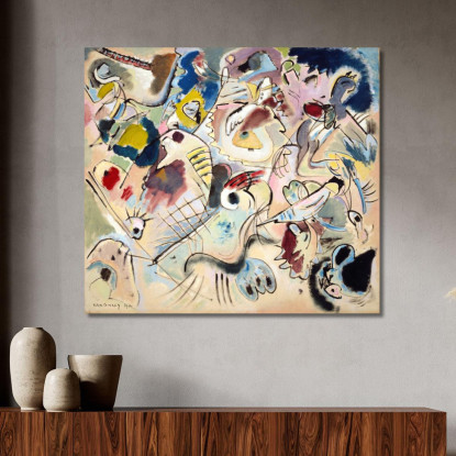 Schizzo 160A Wassily Kandinsky wk209 quadro stampato su tela