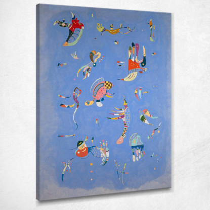 Blu Cielo 1940 Wassily Kandinsky wk213 quadro stampato su tela