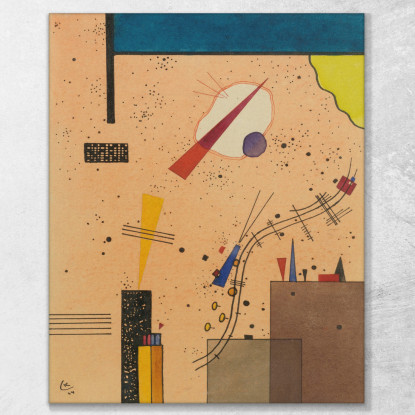 Spruzzo A Siringa Wassily Kandinsky wk216 quadro stampato su tela
