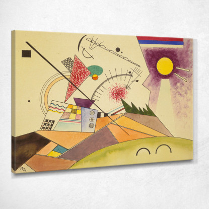 Studio Per Il Riposo In Movimento Wassily Kandinsky wk222 quadro stampato su tela