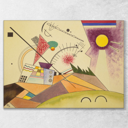 Studio Per Il Riposo In Movimento Wassily Kandinsky wk222 quadro stampato su tela