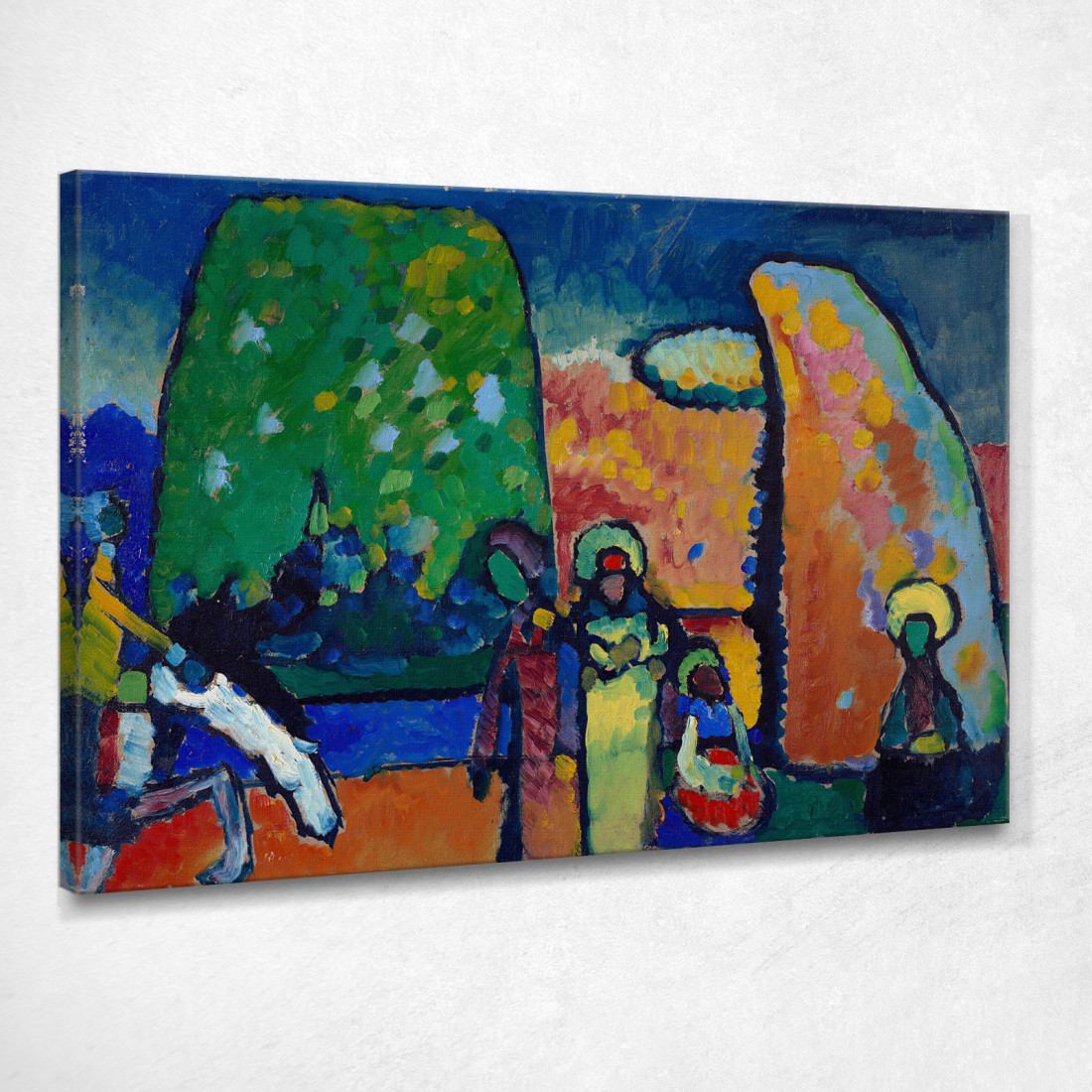 Studio Sull'Improvvisazione N. 2 Marcia Funebre Wassily Kandinsky wk225 quadro stampato su tela