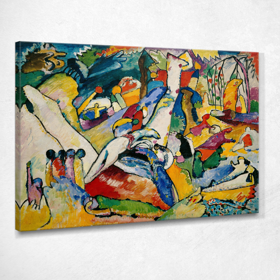 Studio Per Composizione Il Wassily Kandinsky wk226 quadro stampato su tela