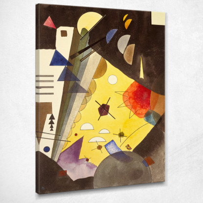 Tensione In Altezza 1924 Wassily Kandinsky wk227 quadro stampato su tela