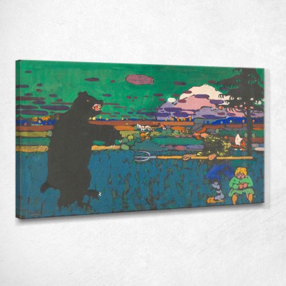 L'Orso Wassily Kandinsky wk229 quadro stampato su tela