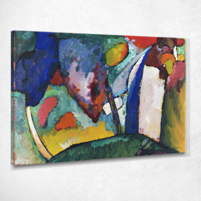 La Cascata Wassily Kandinsky wk233 quadro stampato su tela