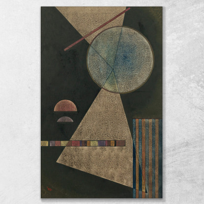 Punto D'Incontro Wassily Kandinsky wk236 quadro stampato su tela