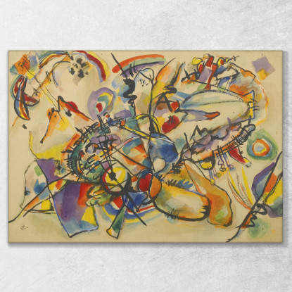 Senza Titolo 1916 Wassily Kandinsky wk241 quadro stampato su tela